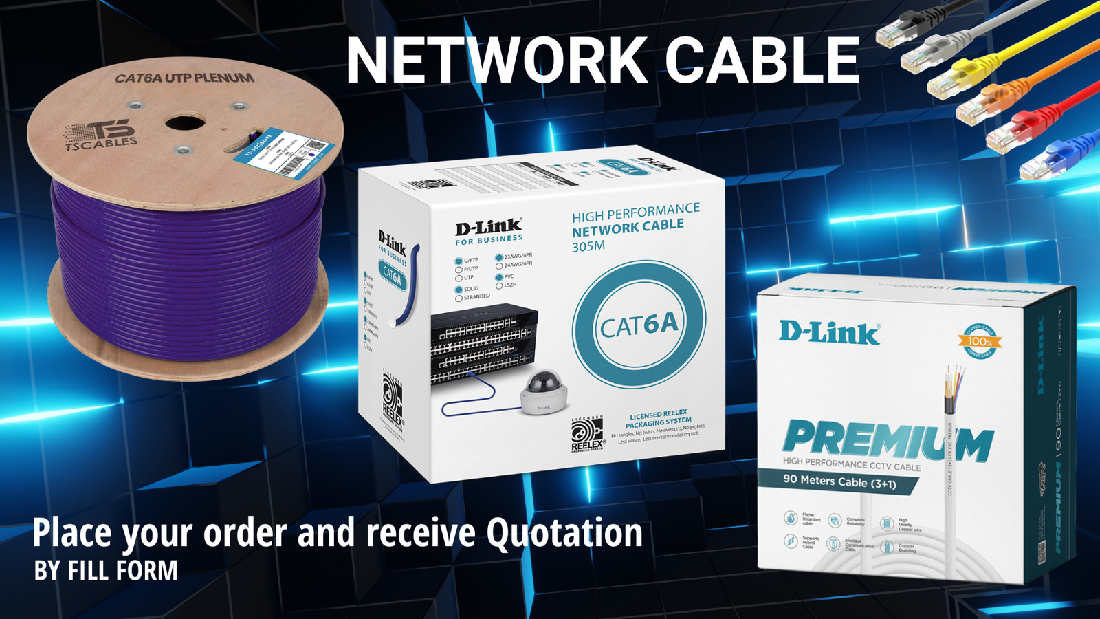Network cable and structured cabling solutions by HKHP IT and AI